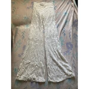 Nightcap white lace bell bottoms